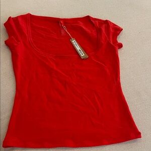 Skims cotton jersey scoop neck short sleeve tshirt